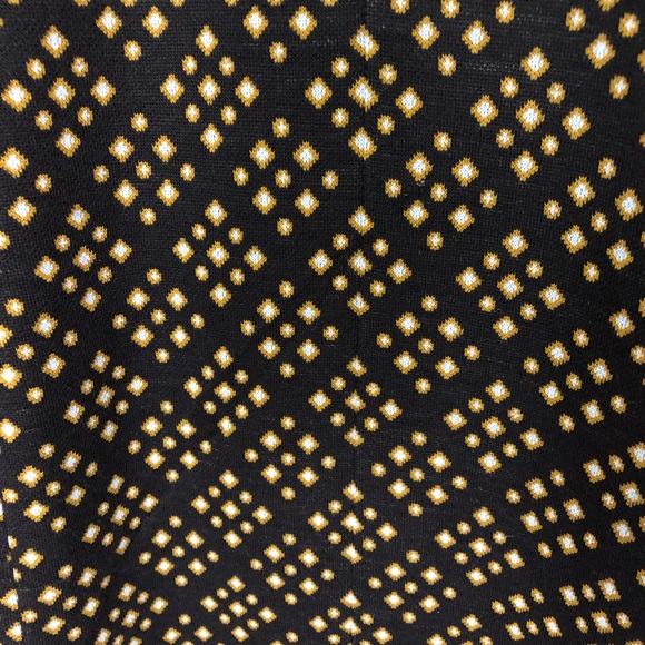 Vintage Patterned Midi Thick Knit House Dress - Bust 40 - Size 10 - 12 - Picture 2 of 10